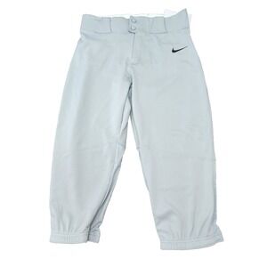 Sz XL Boys‎ NIKE Vapor Select High Baseball 3/4 Pants Grey BQ6444 052 - New